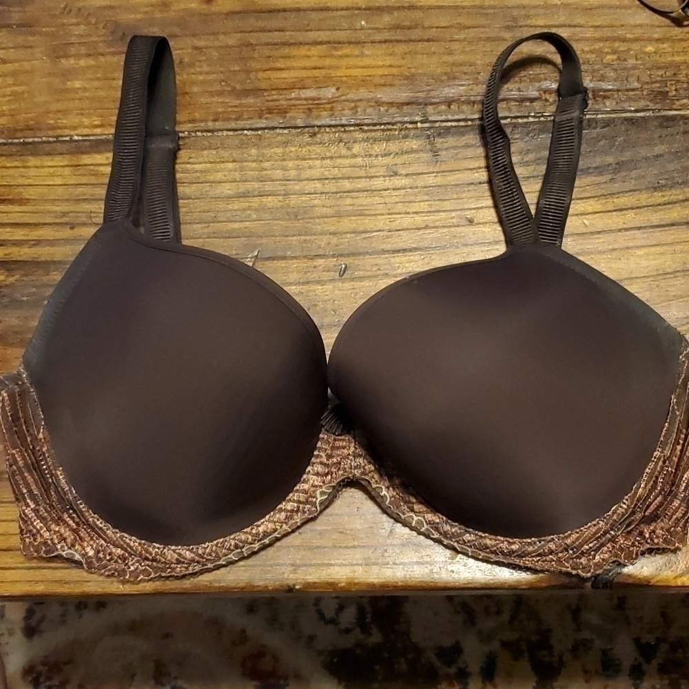 𝅺WACOAL Brown Bra Sz 32DD